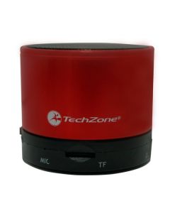 Techzone tz15spbt-roja Tz15spbtroja Mini Bocina Bluetooth Metalica Roja
