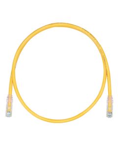 Panduit UTPSP40YLY cobre cordón de parcheo, cat 6, cable utp amarillo, 40 pies