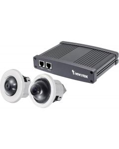 Vivotek VC8201-M13 vc8201 de m13 (8 m) split sistema cámara red con 2 sensores imagen: 1 x mp wdr pro y 5 fisheye, cada uno 8 m longitud cable para interiores