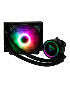 Game Factor LQG500-BK enfriamiento liquido - 120mm, rgb, 150w, 1 fan negro