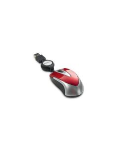 Verbatim 023942972556 Mouse Optico Mini Travel Color Rojo