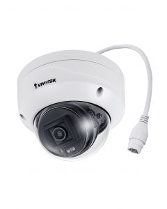 Vivotek FD9380-H fd9380h - camara ip domo exterior 5mp  h265 lente fijo 2.8mm ir 30 mts wdr pro snv smart stream iii 