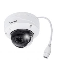 Vivotek FD9368-HTV - cámara ip domo exterior 2 megapixeles  lente varifocal remoto2.8- 12mm h265 smart ir 30mts wdr pro micrófono integrado visión snv ciberseguridad trend micro stream iii protección ip66, ik10 ndaa onvif #descubre