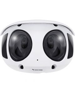 Vivotek MS9390-EHV-V2 - camara ip panoramica 180º de exterior 8 megapixeles, 4k, luz ir 20mts, wdr pro, visión snv, smart motion, ciberseguridad trend micro, microfono integrado, stream iii, protección ip66, ik10, onvif