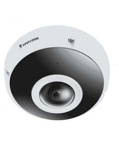 Vivotek FE9382-EHV-V2 - camara ip fisheye exterior 6 megapixeles panoramica 360º  smart ir ii 20mts wdr pro motion vca stream iii microfono integrado ciberseguridad trend micro proteccion ip66,ik10,nema4x vision snv ndaa onvif