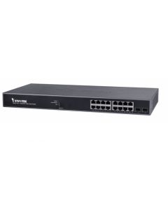Vivotek AW-GEV-184B-250 awgev184b250 - switch  gigabit poe 16 puertos ge 2 sfp 250w totales web smart 30w por puerto vivocam