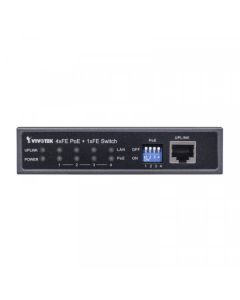 Vivotek AW-FED-0500-065 awfed0500065 - switch high  poe 4 puertos fe 1 puerto ge hasta 60w por 65w totales dip