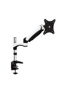 Saxxon SXVMDS112D - soporte para monitor ajustable escritorio  1 15-27 plg abrazadera aluminio montaje vesa carga 3-6 kg