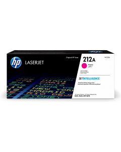 Hp W2123A cartucho de tóner original laserjet 212a, magenta