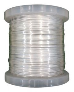 Yonusa RCALU500 baal500 - bobina de alambre aluminio 500  mts para cercos electricos calibre 16 resistente a la corrosion