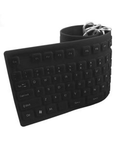 Brobotix 801935 Generico Teclado Flexible Usb Y Ps2 Negro