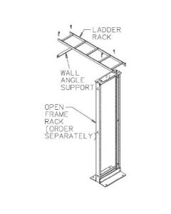 Hoffman e45rubkit Rack Runway Kit 45ru Blk 54in