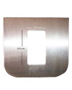 Zkteco FACE PLATE TSA14 fp2100 - accesorio para montaje de lectoras  compatible con lector fr1200 u otros torniquete modelo ts2100.
