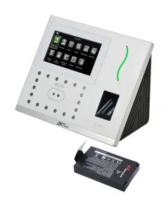 Zkteco G3PRO - IK7 g3proik7pak control de asistencia y acceso básico con autenticación facial (12000 rostros), huella digital bioid+ (20000), tarjeta id 125 khz verificación por palma (6000), registro 200,000 eventos, conexión tcp/ip batería incluida.