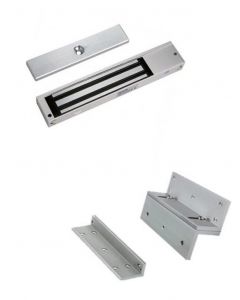 Zkteco LM2805 + LMB280ZL lm2805ledpack - paquete de cerradura magnética con indicador led 200 kg, cuenta entradas para conexión sensor puerta , voltaje 12vdc incluye soporte en zl instalación  #nuevozk