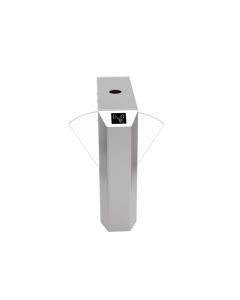 Zkteco FBL220-WB ALETAS ROJAS fbl220 - barrera peatonal de aleta bidireccional/ acero sus304/ acrílico personalizable/ infrarrojo seguridad/ 110v/ 5 millones ciclos/ 30 personas x min/ carril 58 cm/ no cuenta con lectores y panel (requiere fbl200)