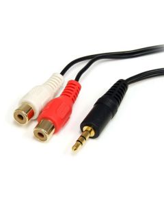 Mu1mfrca Startech Cable De 1.8m Audio Estereo Mini Jack A Rca - Macho Hembra