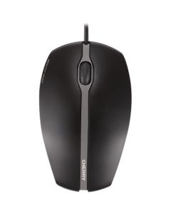 Cherry JM-0310-2 mouse gentix silent 3 botones 1000 dpi laterales de goma usb negro te