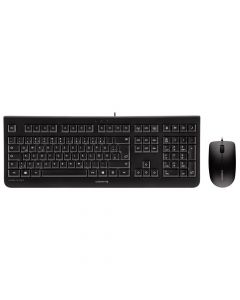 Cherry JD-0800ES-2 kit teclado y mouse  dc2000 alambrico 105 + 4 tec usb español neg bajo ruido