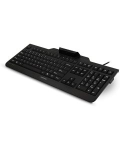 Cherry JK-A0100EU-2 kc 1000 sc teclado usb qwerty inglés de ee. uu. negro