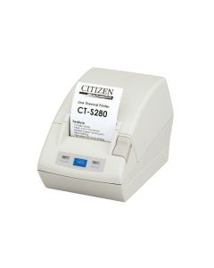 Citizen CT-S281UBU-WH-PLM1 , ct-s281, thermal pos printer, 2in, cutter, usb, white, label