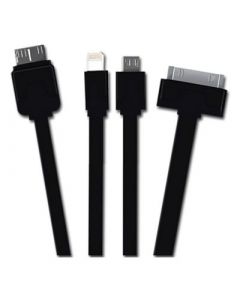 Acteck MB-01068 cable usb multi puntas - negro