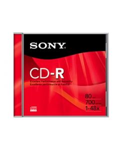 Sony cdq80ss/z ww Cdq80ssz Wwtx Caja Con 1 Pza Cdr Slim Case 80min