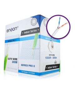 Enson 12141w305 Cb02bens20  Cable Utp 4c 24 Blanco Pro-ii Para Cctv