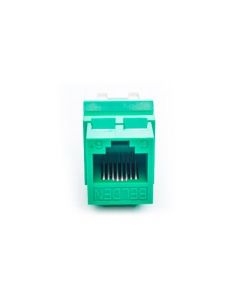Belden ax104192 Conector Jack Rj45 Cat6 568ab Color Verde Keyconnect