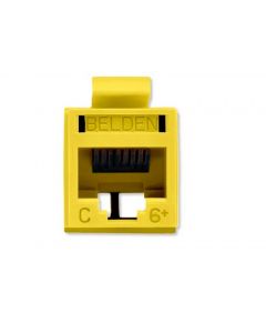 Belden rv6mjkuyl-s1 Conector Jack Revconnect Rj-45 Cat 6 Amarillo Keyconnect