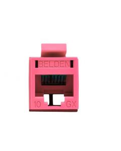 Belden rvamjkutr-s1 Conector Jack Revconnect Rj45 Cat6a T568ab Rojo (tia 606) Keyconnect
