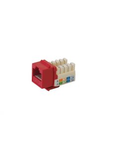 Enson epro-jack6-rd a jack Keystone Cat6 Vertical Con Pinzas Rojo