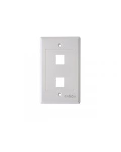 Enson ens-fp62 Ensfp62 Placa De Pared Universal 2 Puertos Sin