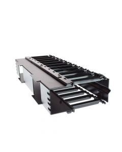 Belden bhh192ur Organizador Horizontal 2 Ur Dedos Moldeados De Acero Y Plastico Negro