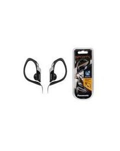 Panasonic rp-hs34pp-k Audifonos De Tipo Clip Rp-hs34pp Color Negro, Comodidad Con Resistencia Al Agua Y Sudor Pa