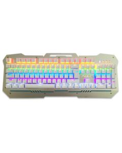 Brobotix 237107 Oem Teclado Usb Gamer Metalico Iluminado