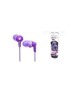 Panasonic rp-hje125ppv Audifonos Tipo Insercion (in-ear)  Rp-hje125pp Color Violeta Conector 3.5mm