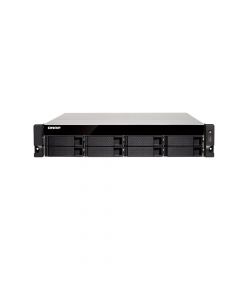 Qnap ts-863xu-rp-4g-us Smb Storage 2u 8-bay Amd 64bit X86-based Nas And Iscsi Ip-san Quad Core 20ghz 4gb Ram 4 X 1gbe 1 10gbe (10gbase-t) Redundant Psu