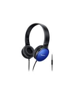 Panasonic rp-hf300me-a Diadema Biauricular Alambrico Negro, Azul Auricular Para Movil