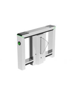 Zkteco MARS-F1200 marsf1200 - barrera peatonal tipo flap bidireccional / acero inoxidable sus304 protección ip34 110v 30 x min 40 cm carril exterior protegido 3 millones de ciclos aleta acrílico no cuenta con lectores y panel